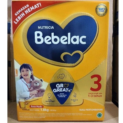 Bebelac 3 Madu jumbo box 1800 gram