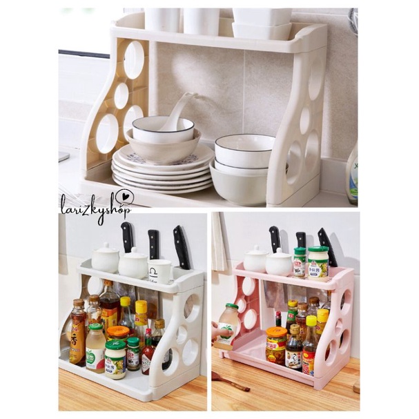 RAK BUMBU DAPUR PLASTIK