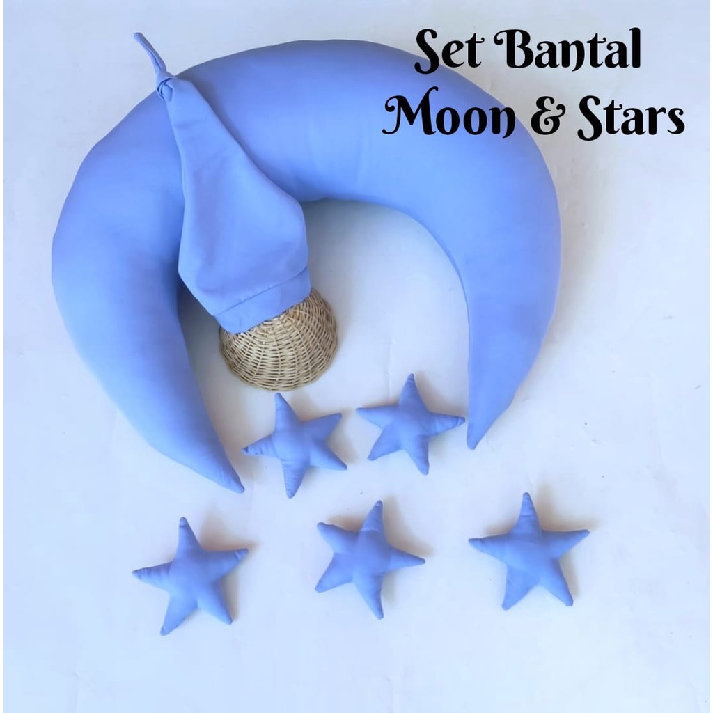 Set Bantal Moon And Star Anak Unik/Bantal Anak