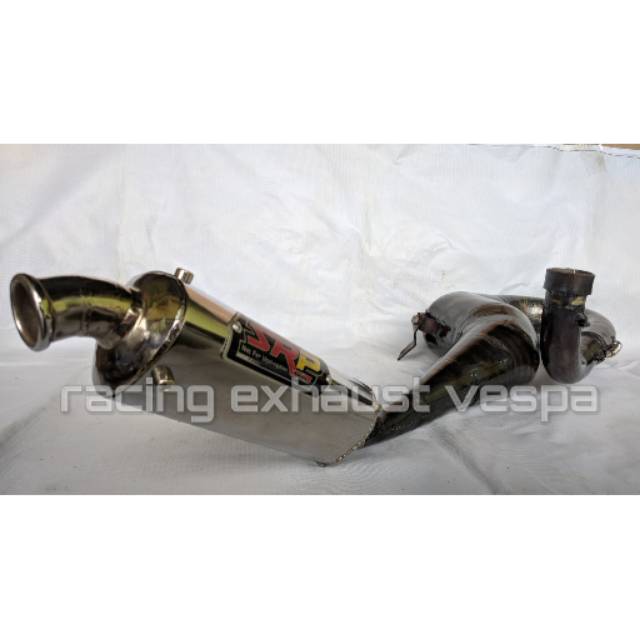 knalpot racing vespa SRP kompetisi slincer trioval