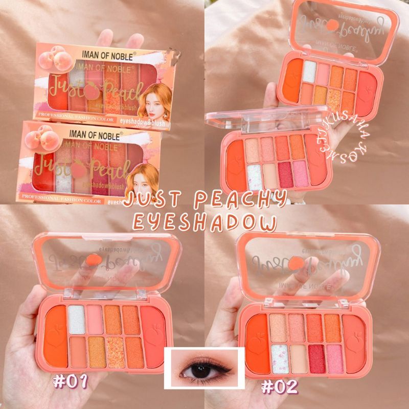 PROMO EYESHADOW IMAN OF NOBLE PALLETE JUST PEACHY 6671 / 6658-10