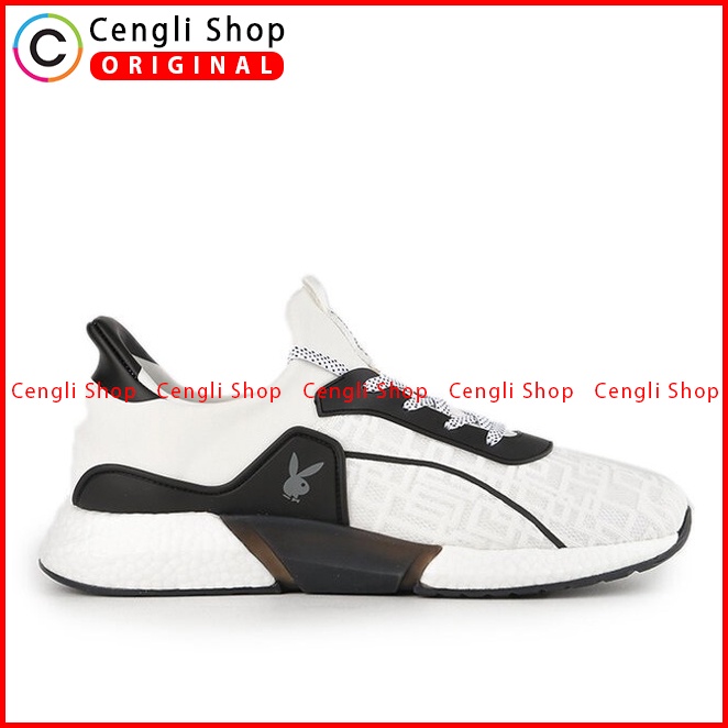 SEPATU SNEAKER PLAYBOY PRIA ORIGINAL CASUAL KETS BRANDED PUTIH PL93