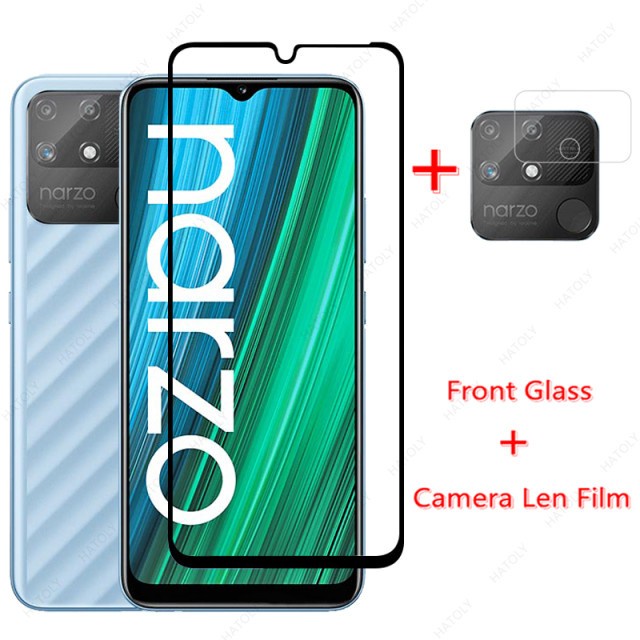 REALME C35 NARZO 50 50A PRIME 50i TEMPERED GLASS 2IN1 FULL LAYAR &amp; KAMERA