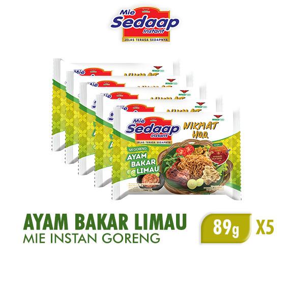 

Sedaap Mie Instan Ayam Bakar Limau 89 gr x 5 pcs