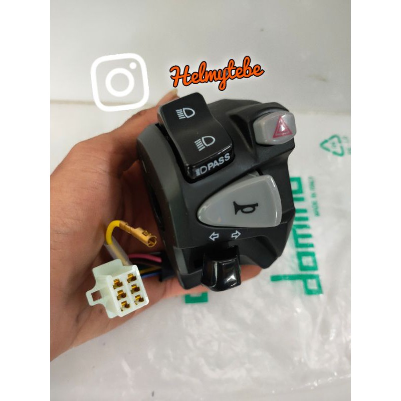 saklar holder kiri nmax KTC universal /HOLDER KIRI NMAX PCX ADV VIXION SONIC SATRIA FU R15 VARIO