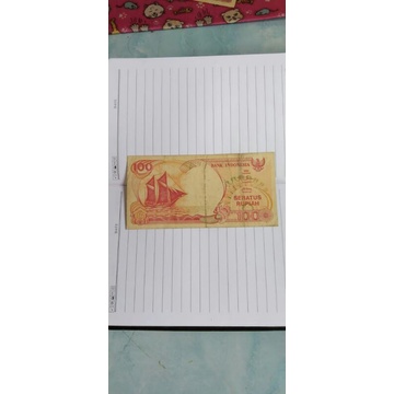uang kertas 100 rupiah 1992