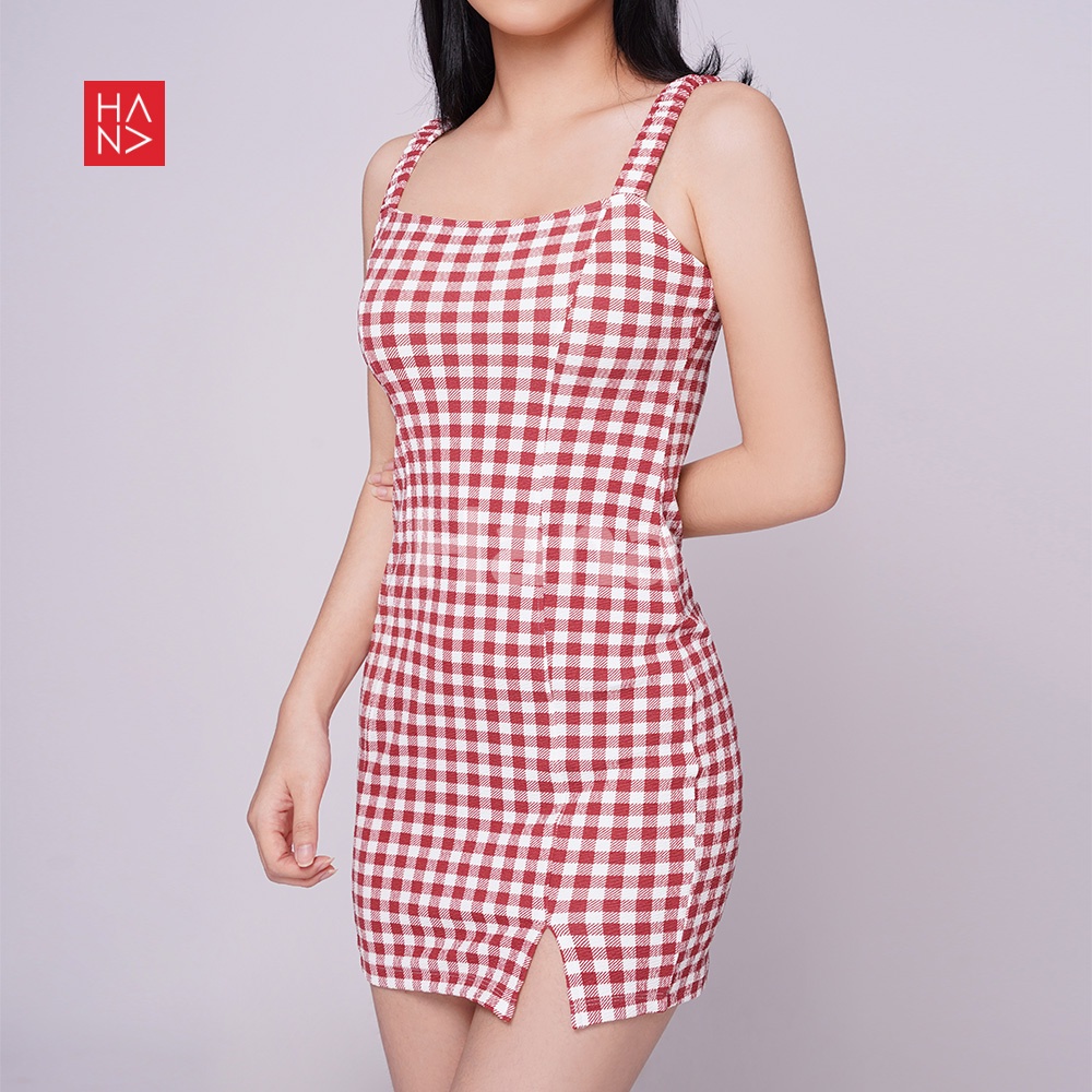 HanaFashion JKT - Audy Mini Dress Wanita Gaya Korea - OP178