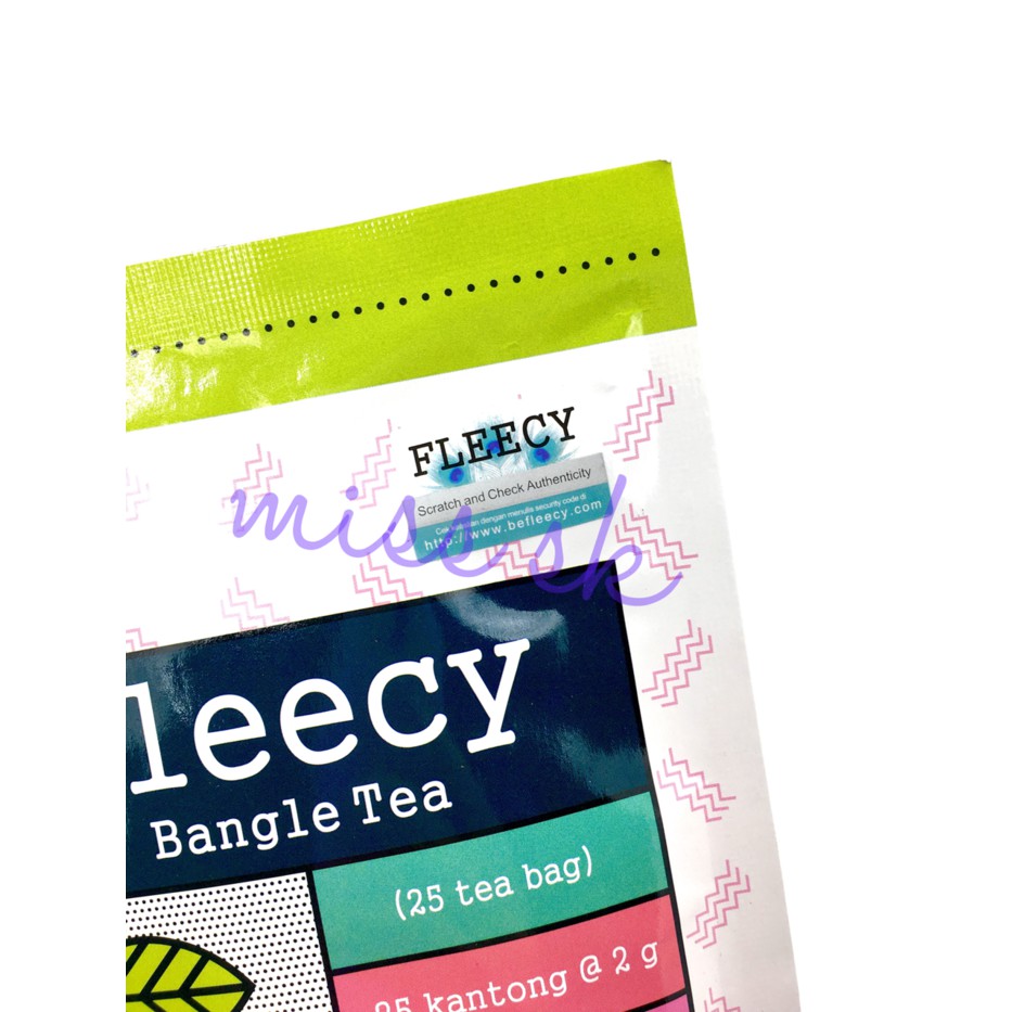 BANGLE TEA FLEECY - Teh Pelangsing - slimming tea Fleecy