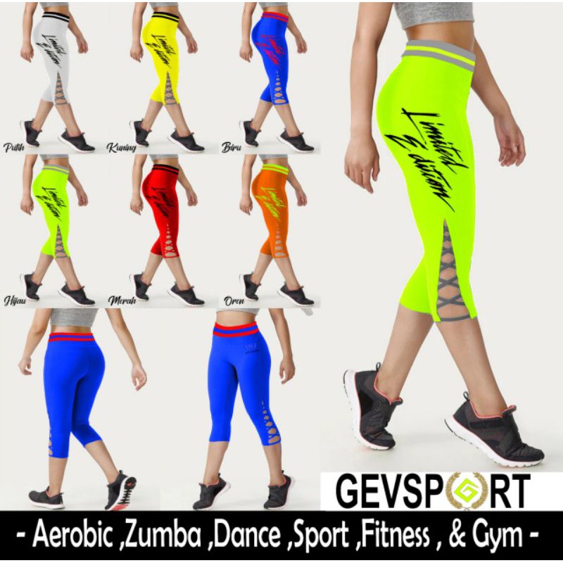 Legging 7/8 gevsportwear / legging zumba aerobic / legging senam gevsportwear