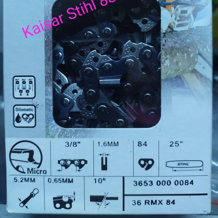 Rantai Stihl 066 25 inchi potong/belah - potong