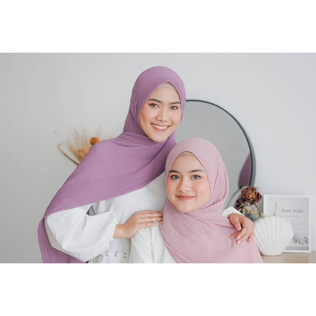 Pashmina Plisket  Lidi Hyget Premium  / Pashmina Plisket / Pashmina