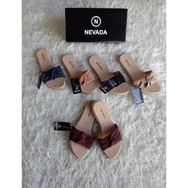 sandal nevada/sandal wanita/sandal Japit NVD/sandalcewek/sandalmurah/sandalsantai-Slop obral random