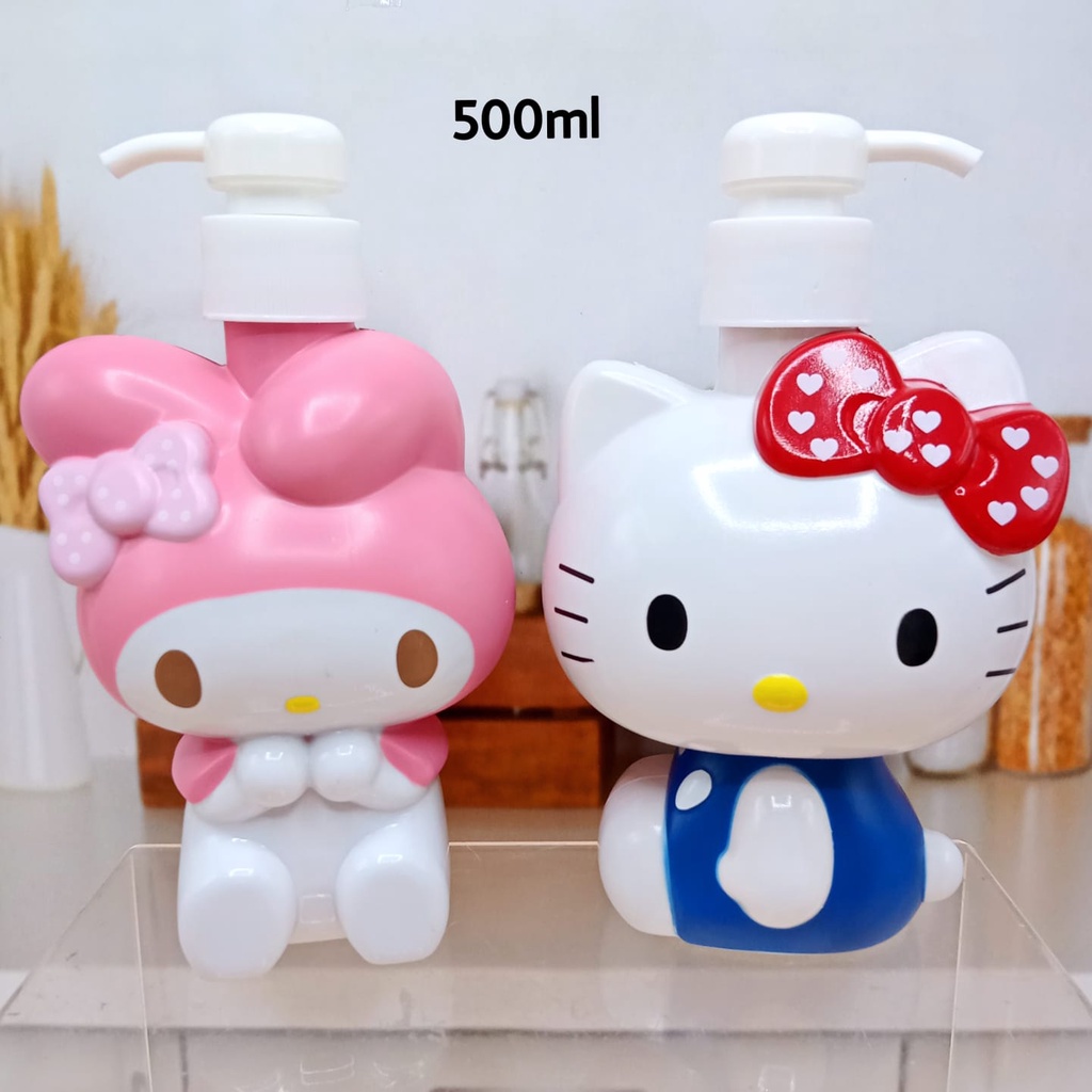 Botol Sabun Pump Hello Kitty / Botol Sabun Pump Melody / Botol Sabun Hello Kitty / Botol Sabun Melod