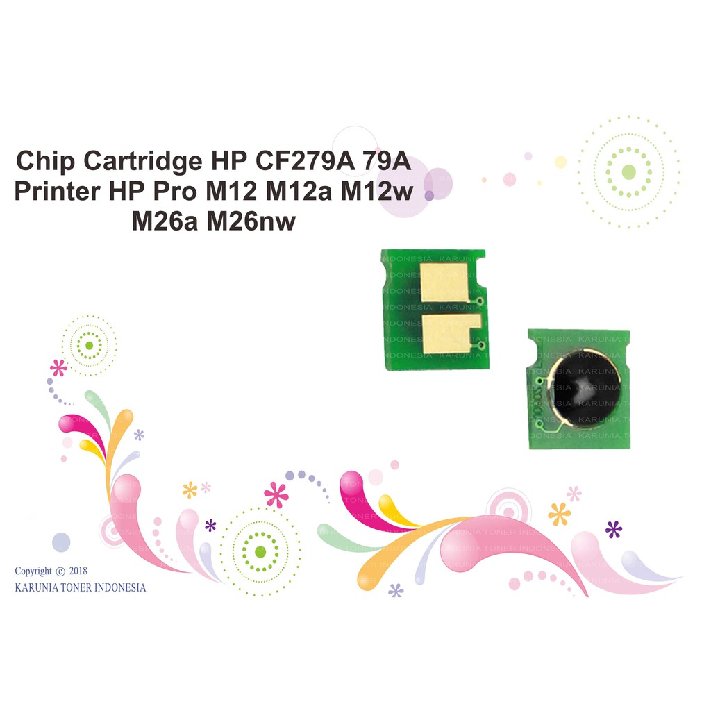 Chip Cartridge HP CF279A 79A Printer HP Pro M12 M12a M12w M26a M26nw