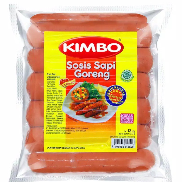 Jual Kimbo Sosis Sapi Goreng Isi Pcs Sosis Kimbo Pcs Indonesia Shopee Indonesia