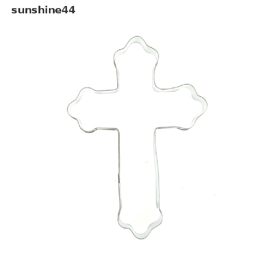 Sunshine Cetakan Biskuit / Cookies Bentuk Salib halloween Bahan stainless steel