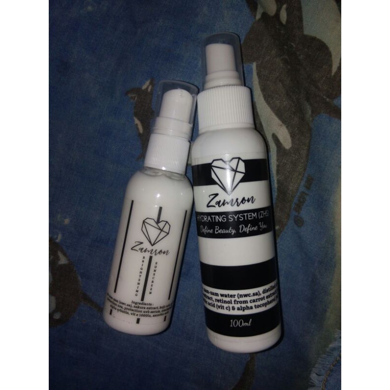 Zamron Zhs dan zamron Sunscreen (PRELOVED)