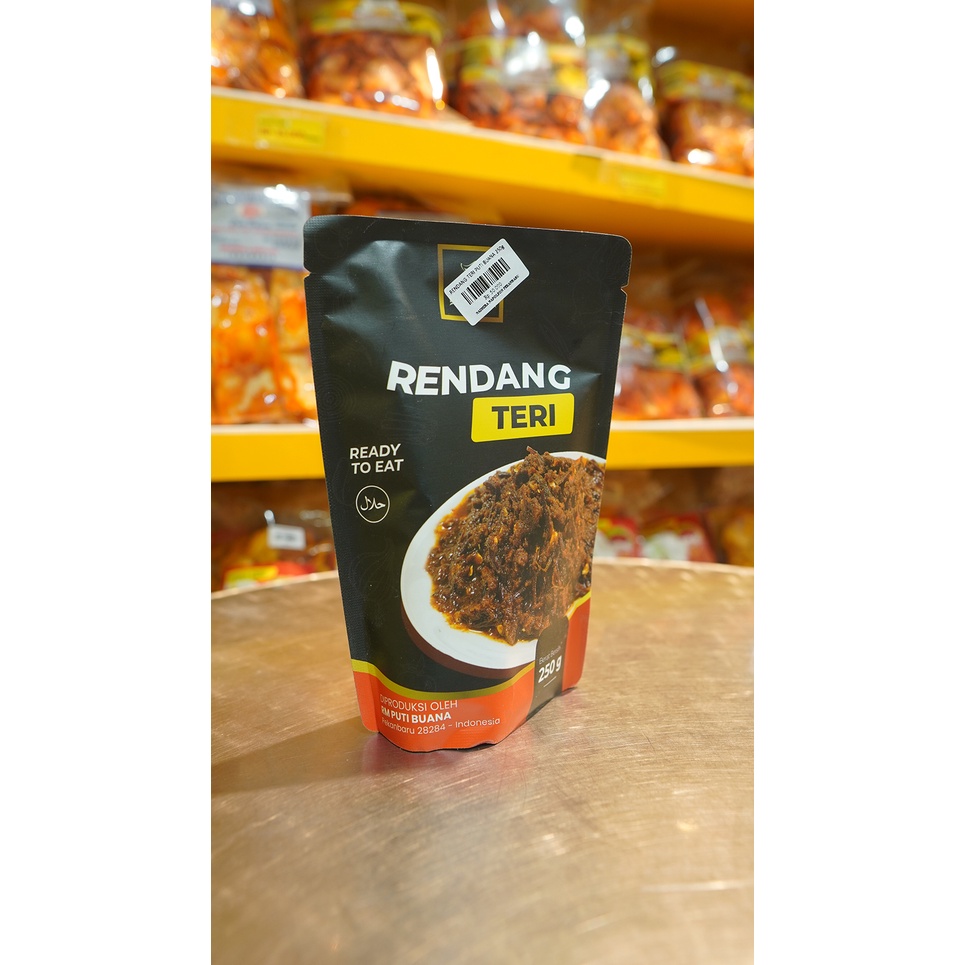 

Rendang Teri & Telur Puti Buana
