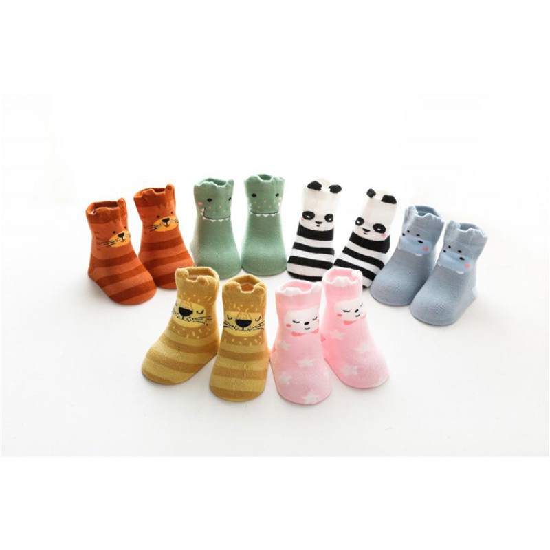 Kaos kaki bayi anak karakter binatang Animal baby socks Elifore