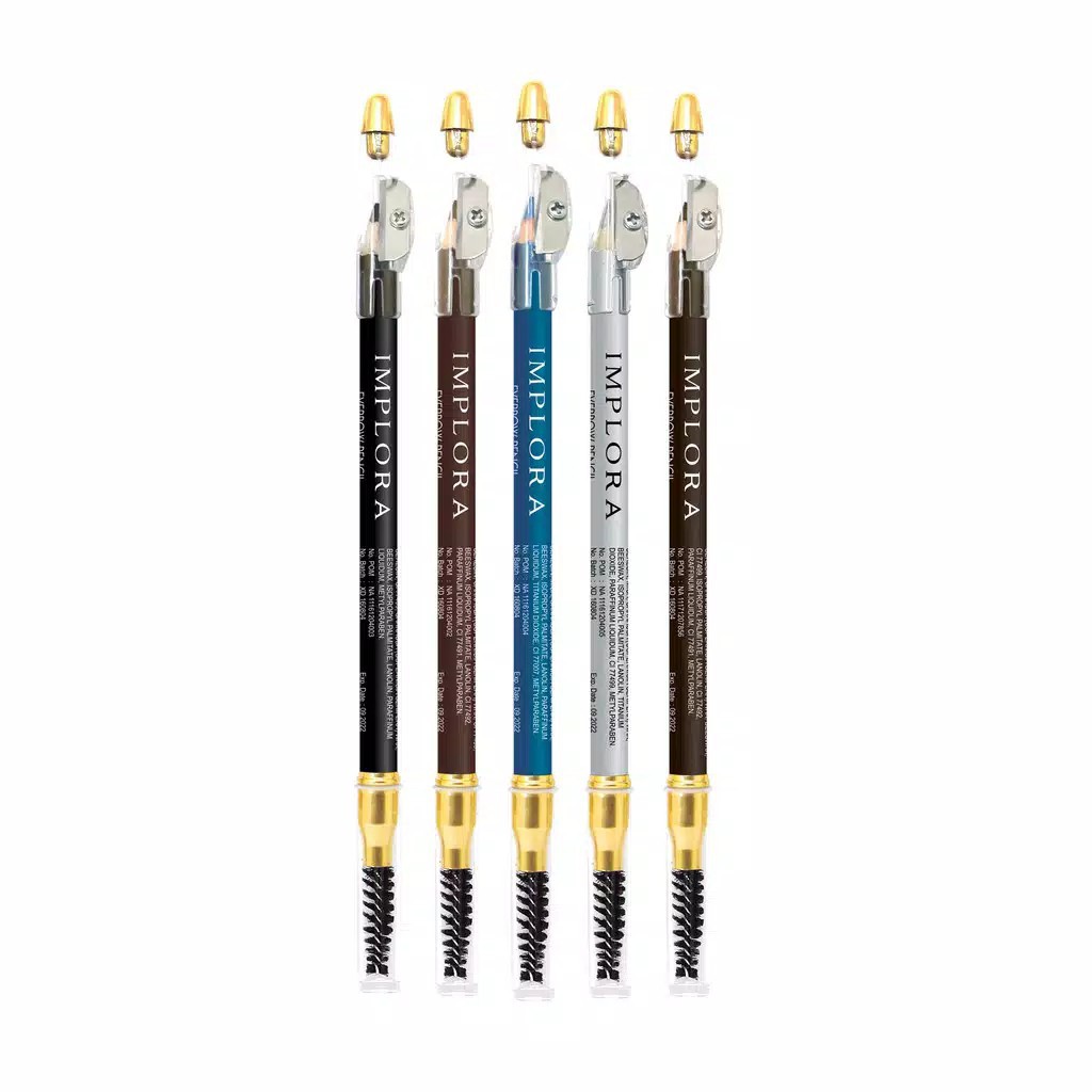 PENSIL ALIS IMPLORA EYEBROW PENCIL 3 IN 1 CELAK SOFT TYPE BPOM