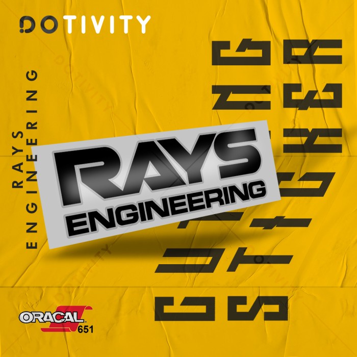 

Cutting Sticker RAYS ENGINEERING