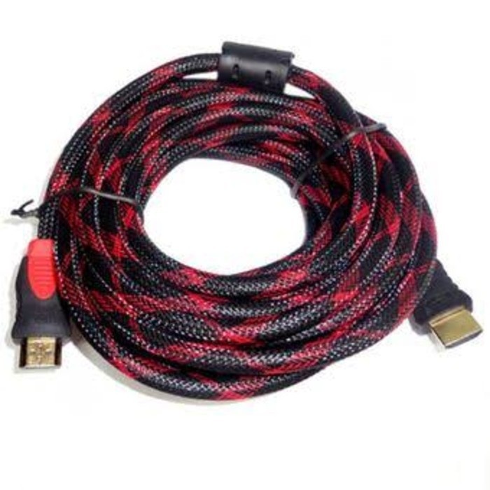 Kabel hdtv 10m rajut versi 1.4 - cable hdtv 10 meter jaring