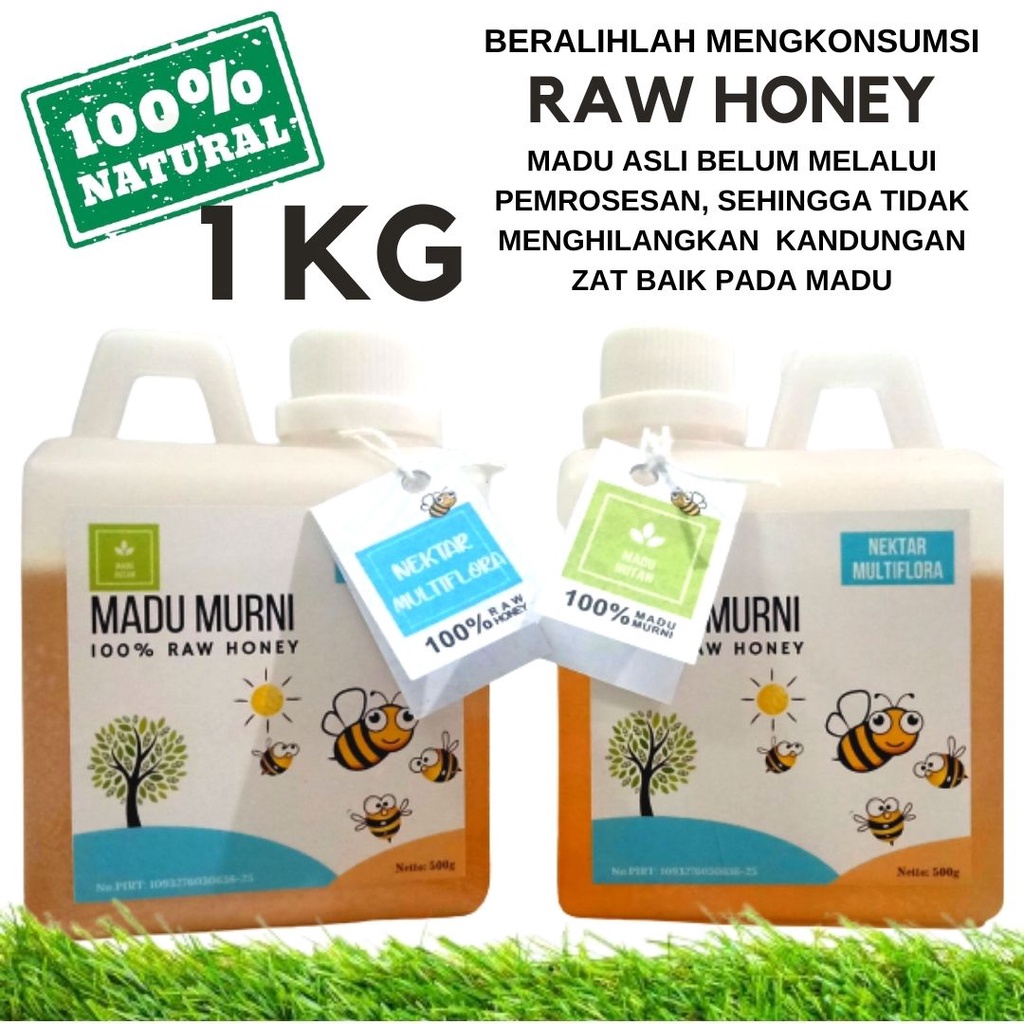 

Madu Asli (1KG)- Madu Murni - Madu Hutan - Madu Organik - Madu Multiflora