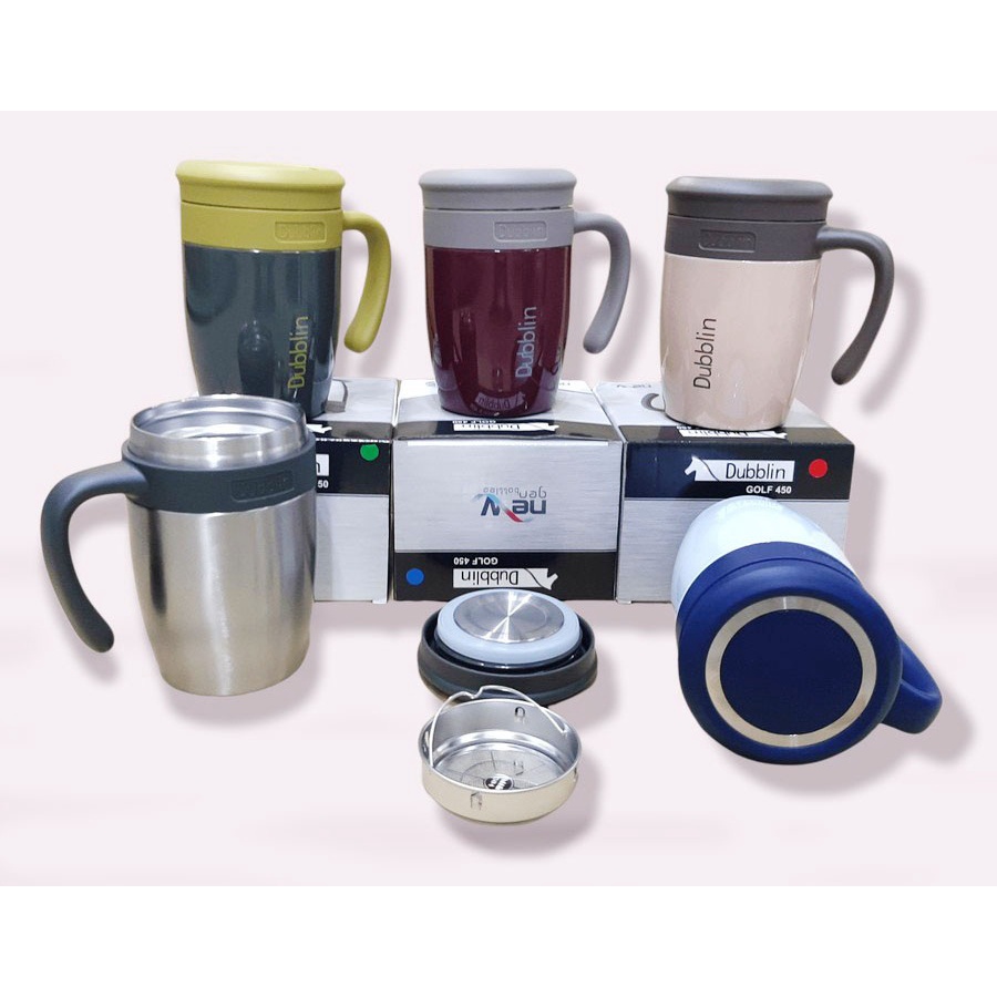 Mug Gelas Cangkir Stainless DUBBLIN GOLF 450ML
