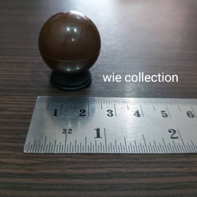 Handle Knob Bulat Plastik Warna Walnut - Tarikan Plastik Lemari