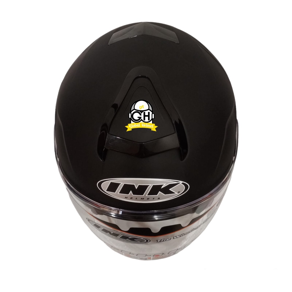 INK HELM DYNAMIC SOLID BLACK DOF SINGLE VISOR