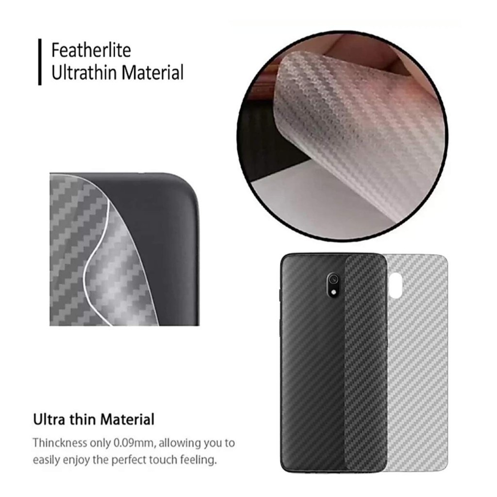 Skin Carbon XIAOMI MIA1 mi 5 mi5 5X a1 mi5x antigores belakang Skin carbon