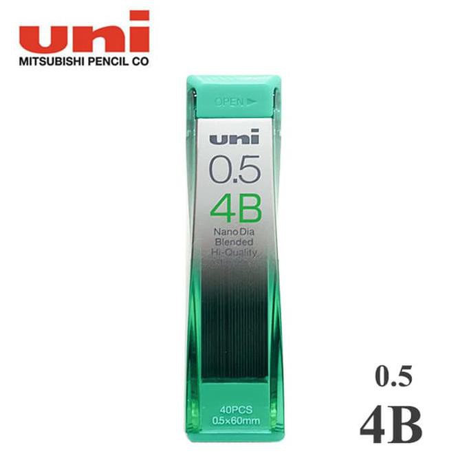 

HOT SALE Uni Nano Dia Pencil Lead 0.5 mm 4B / Isi Pensil Mekanik 4B - 0.5 mm Terjamin