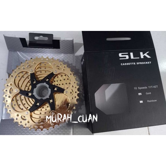 SPROCKET SLK 10 SPEED 11-42T GOLD