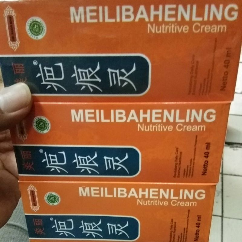 MEILIBAHENLING NUTRITIVE CREAM / PENGHILANG BEKAS LUKA BPOM