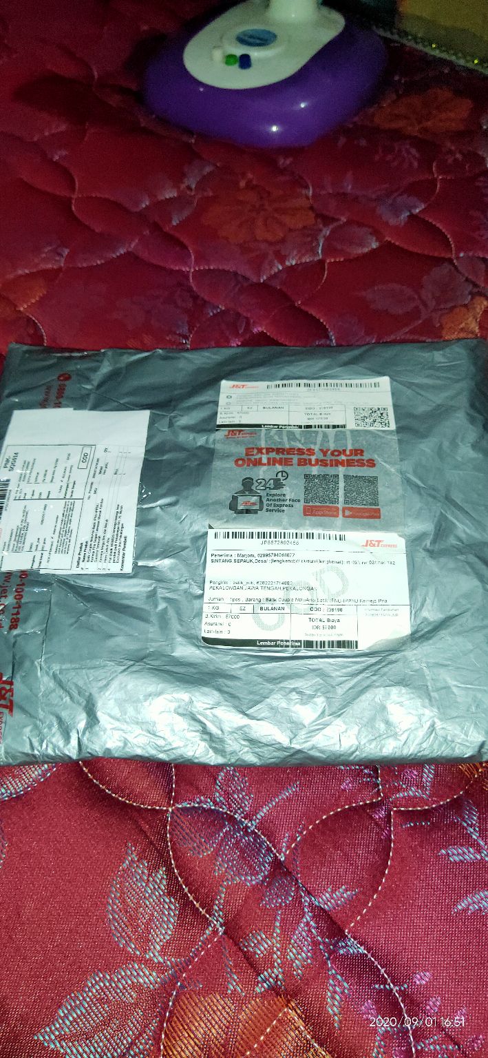 Kemeja Mega Biru Dan Merah