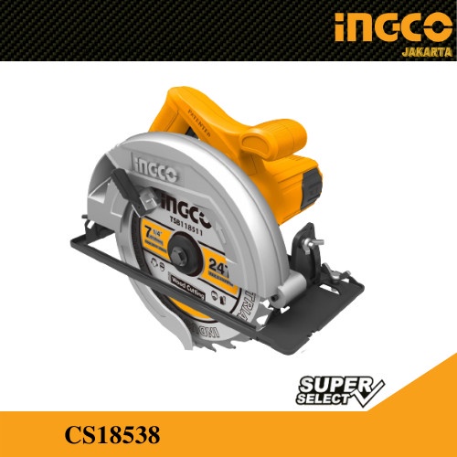 MESIN CIRCULAR SAW INGCO 1400 WATT / MESIN POTONG KAYU LISTRIK CS18538