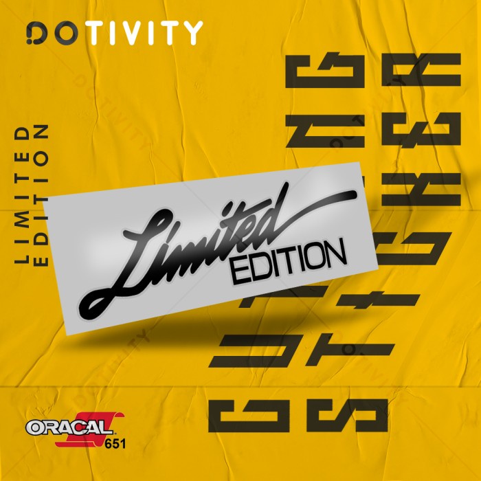 

Cutting Sticker LIMITED EDITION