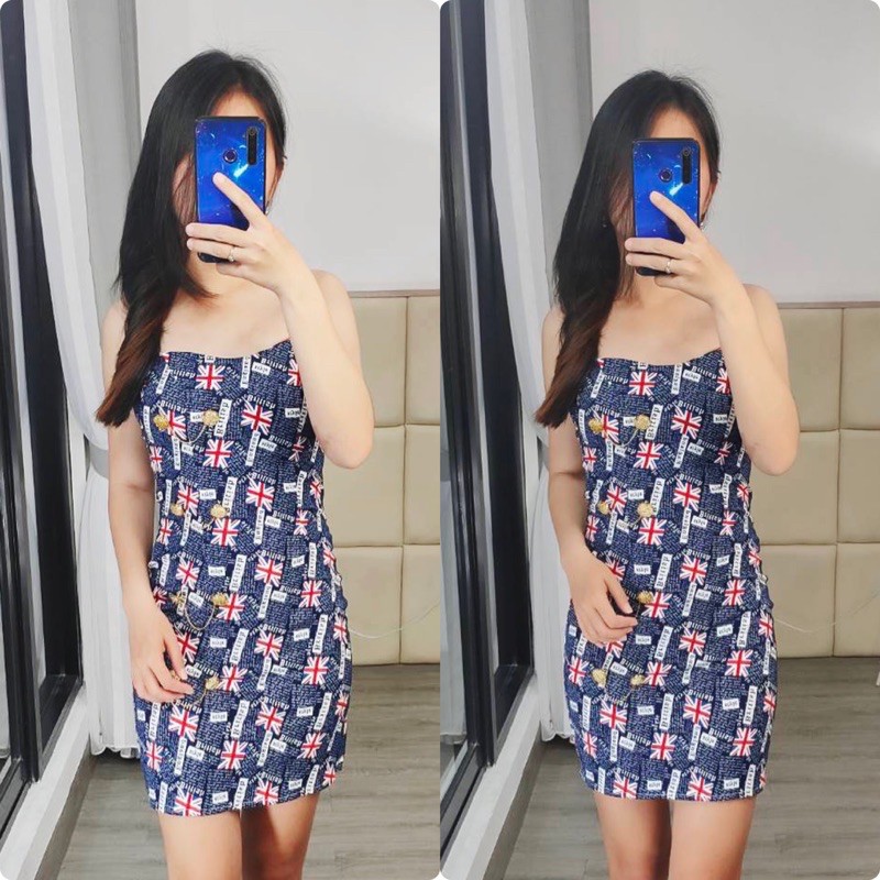 dress kemben wanita / dress import / dress jeans wanita / dress strecth