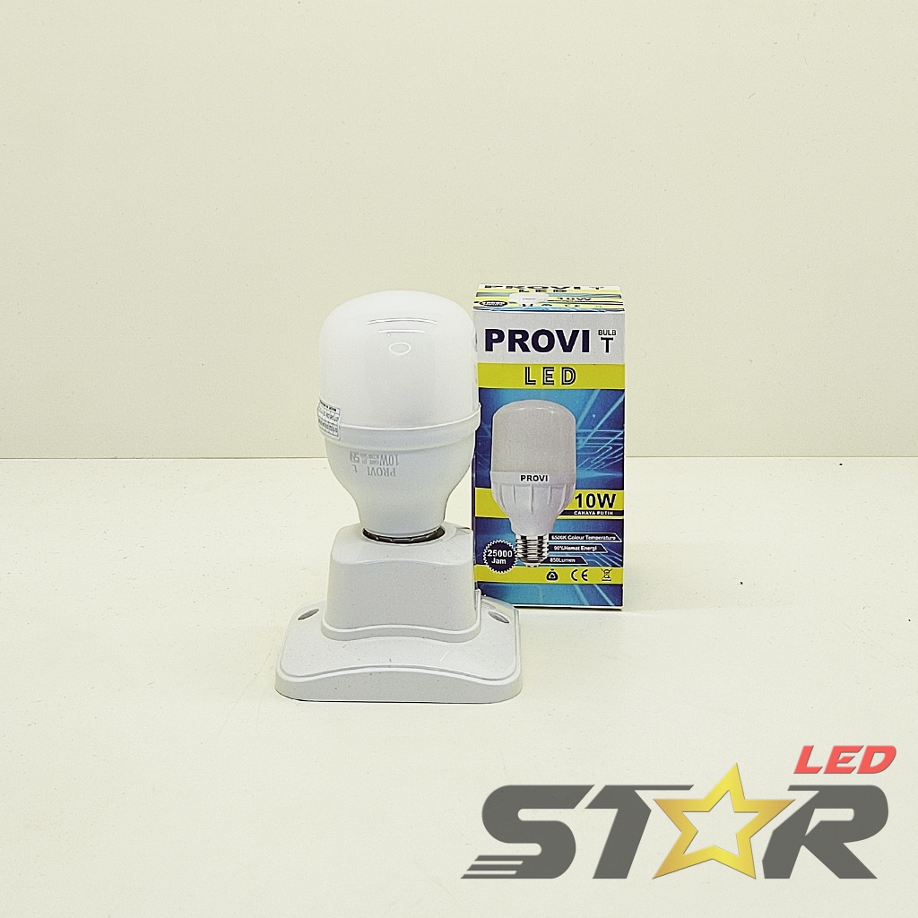 PROVI LED Bulb T 5W, 10W Lampu Bohlam Tabung Murah Hemat Energi Irit Listrik 5 10 WATT Star