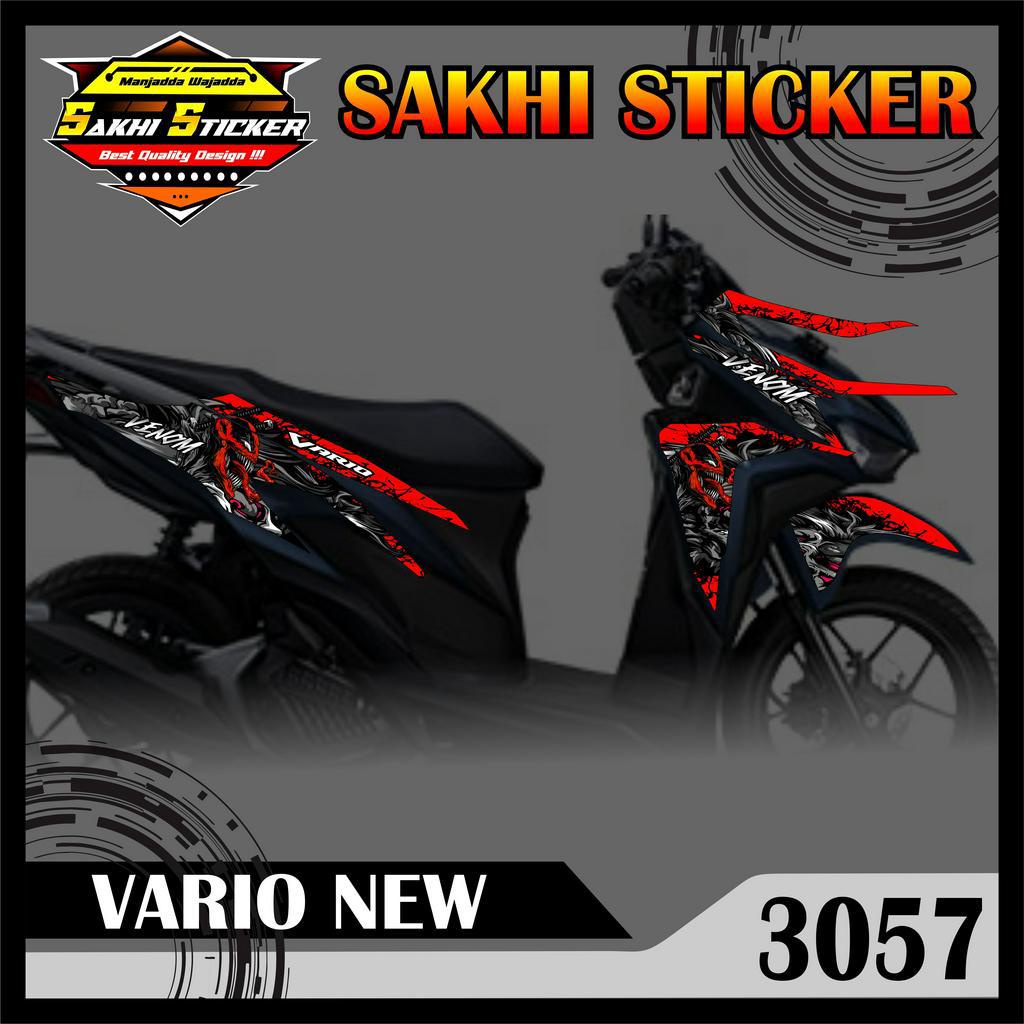 3057 STICKER STRIPING MOTOR VARIO NEW 125-150 VARIASI VENOM SEMI FULL