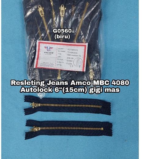 Berani Coba? Resleting Jeans Amco 6" MBC 4080 ATL gigi mas =rp.25.200/1lusin | Termurah | Terbaik | 