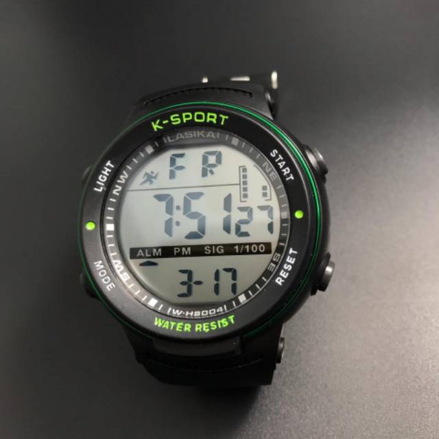Jam tangan digital Sporty water Resist Lasika 8004