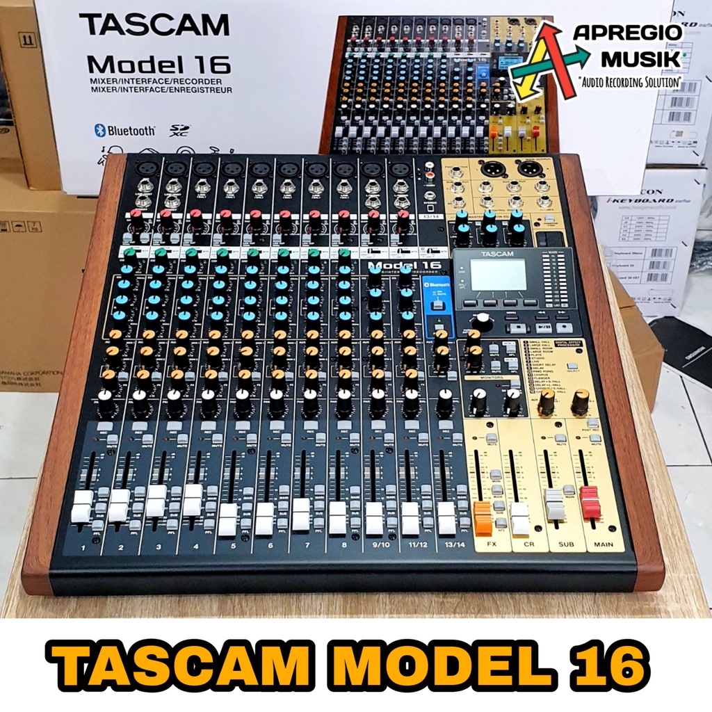 TASCAM MODEL 16 channel Analog Mixer and Multitrack Recording
