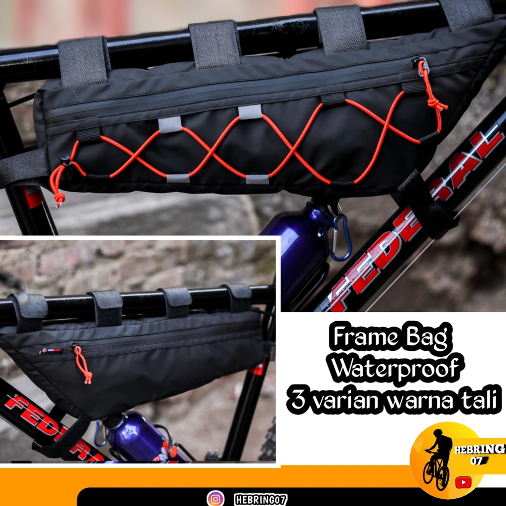 frame bag waterproof  tas frame sepeda tas touring federal gravel mtb BERGARANSI