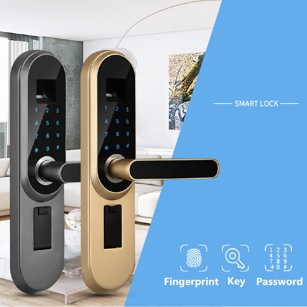  Kunci  Pintu  Digital  Universal dengan Password Sidik Jari 