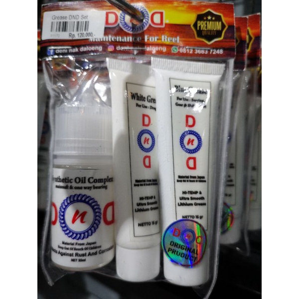 DND Grease Oil Reel set