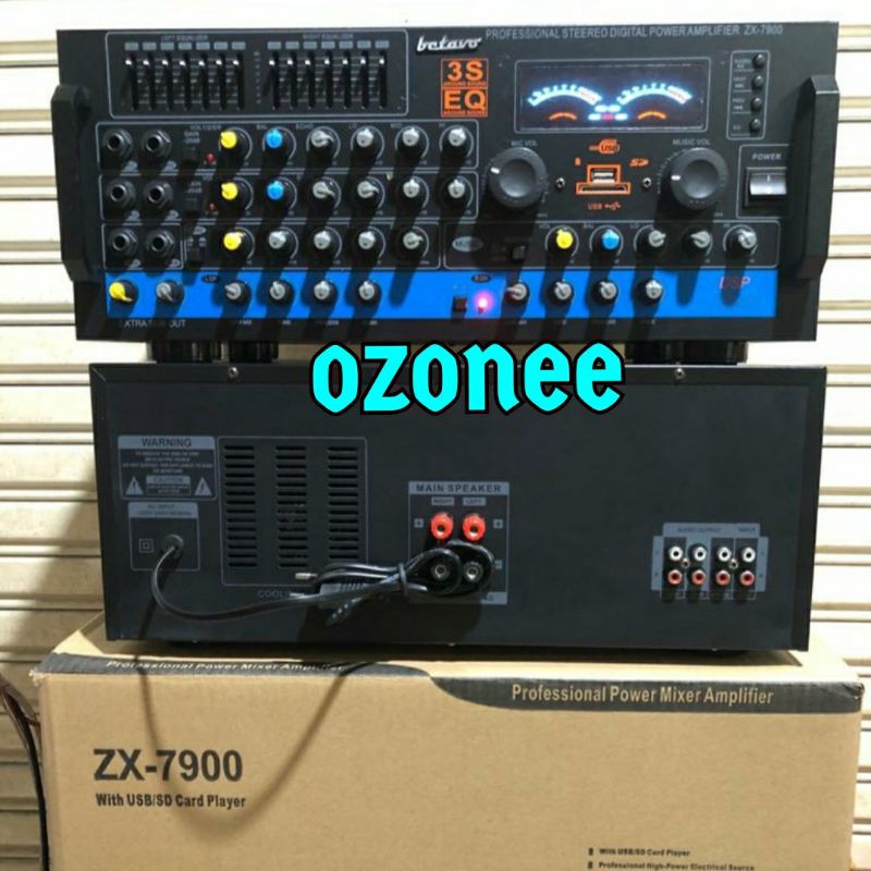 AMPLI KARAOKE BETAVO ZX 7900 POWER AMPLI BETAVO ZX 7900