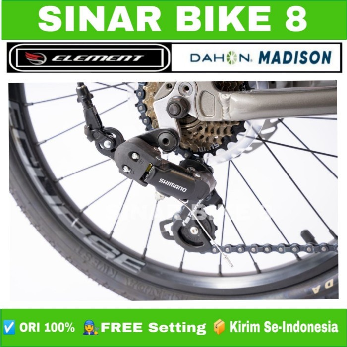 Sepeda Lipat DAHON ION MADISON Ukuran 20 Inch New 2022 Folding Bike Alloy