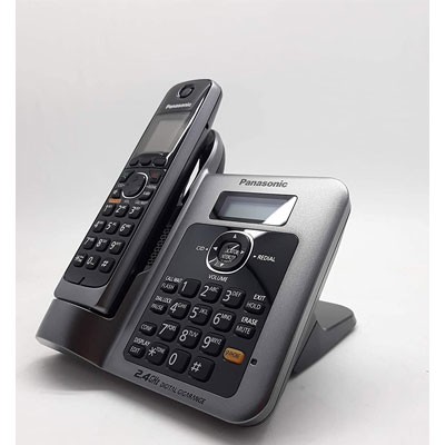 angelswatch telepon wireless panasonic KX-TG3811 HITAM KX TG3811 WIRELESS PHONE PANASONIC CORDLESS