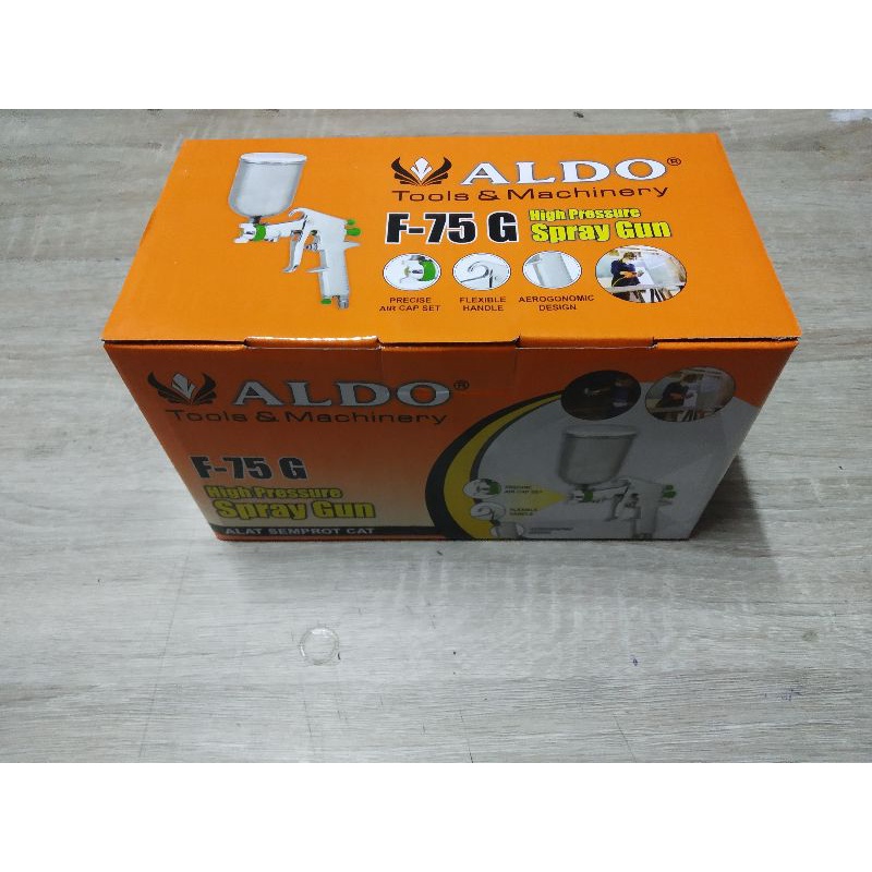 ALDO SPRAY GUN F 75 G SPED CAT F75G TABUNG ATAS F75
